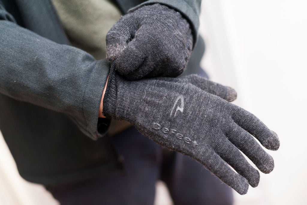 defeet wool gloves